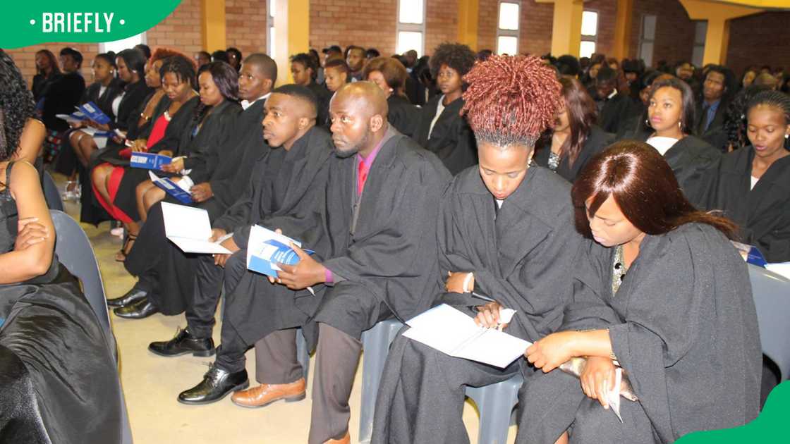 Matriculating students at Ikhala TVET College