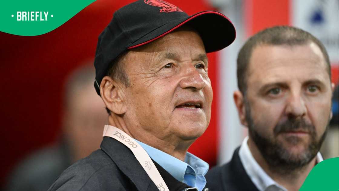 Gernot Rohr, Ligue 1, Nice, Brest, France. Gernot Rohr, Ligue 1, Nice, Brest, France.