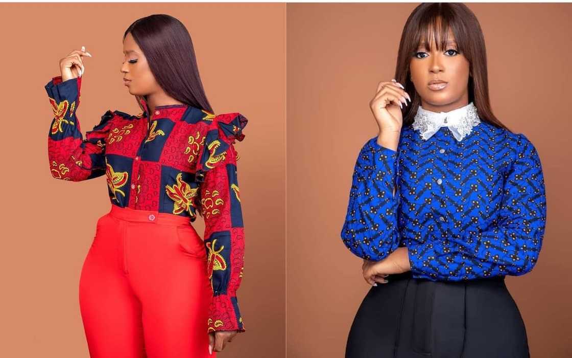 Ankara tops for ladies Ankara tops for ladies