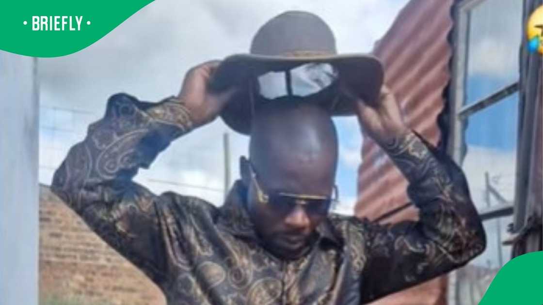 Man gives life advice while showing off shack Man gives life advice while showing off shack