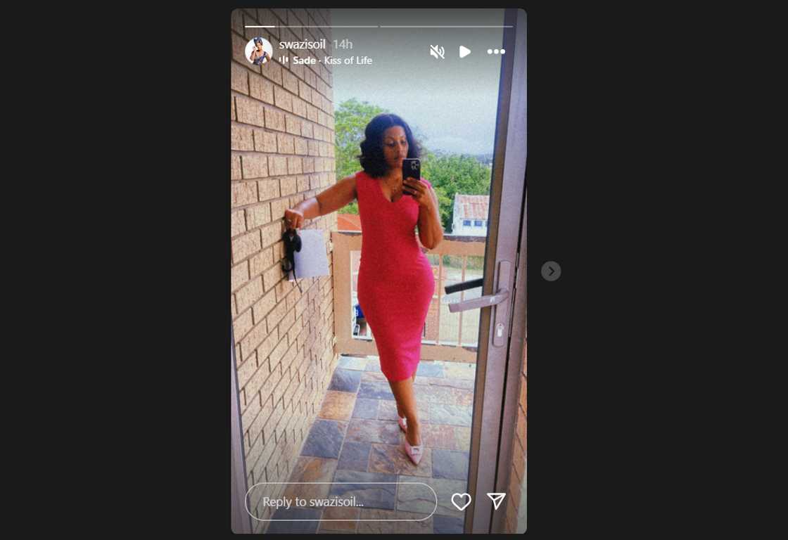 Swazi shows off her banging body Swazi shows off her banging body