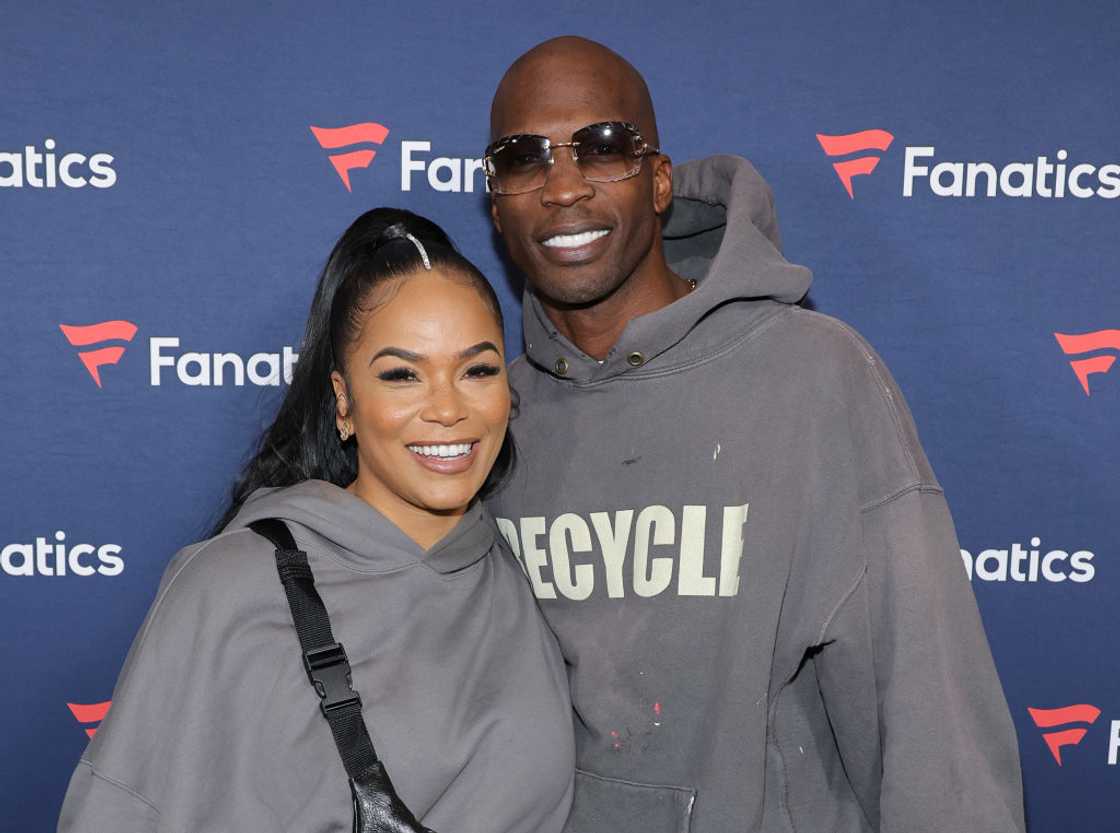 Sharelle Rosado and Chad Johnson attend Michael Rubin's Fanatics Super Bowl party at the Marquee Nightclub, Las Vegas in February 2024 Sharelle Rosado and Chad Johnson attend Michael Rubin's Fanatics Super Bowl party at the Marquee Nightclub, Las Vegas in February 2024