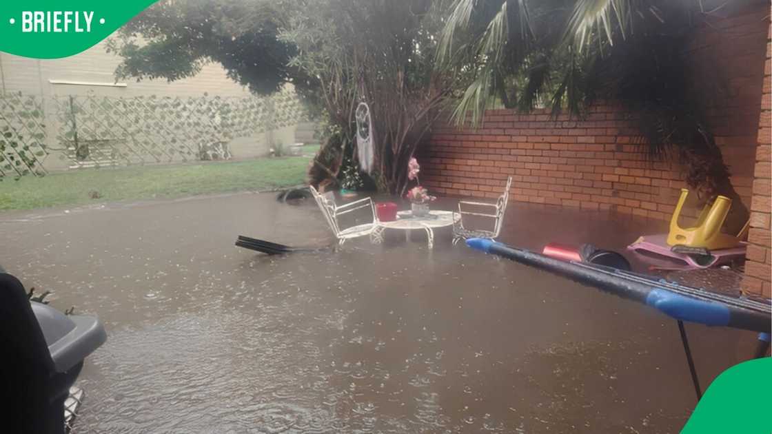 Some of the flood damage in Newcastle