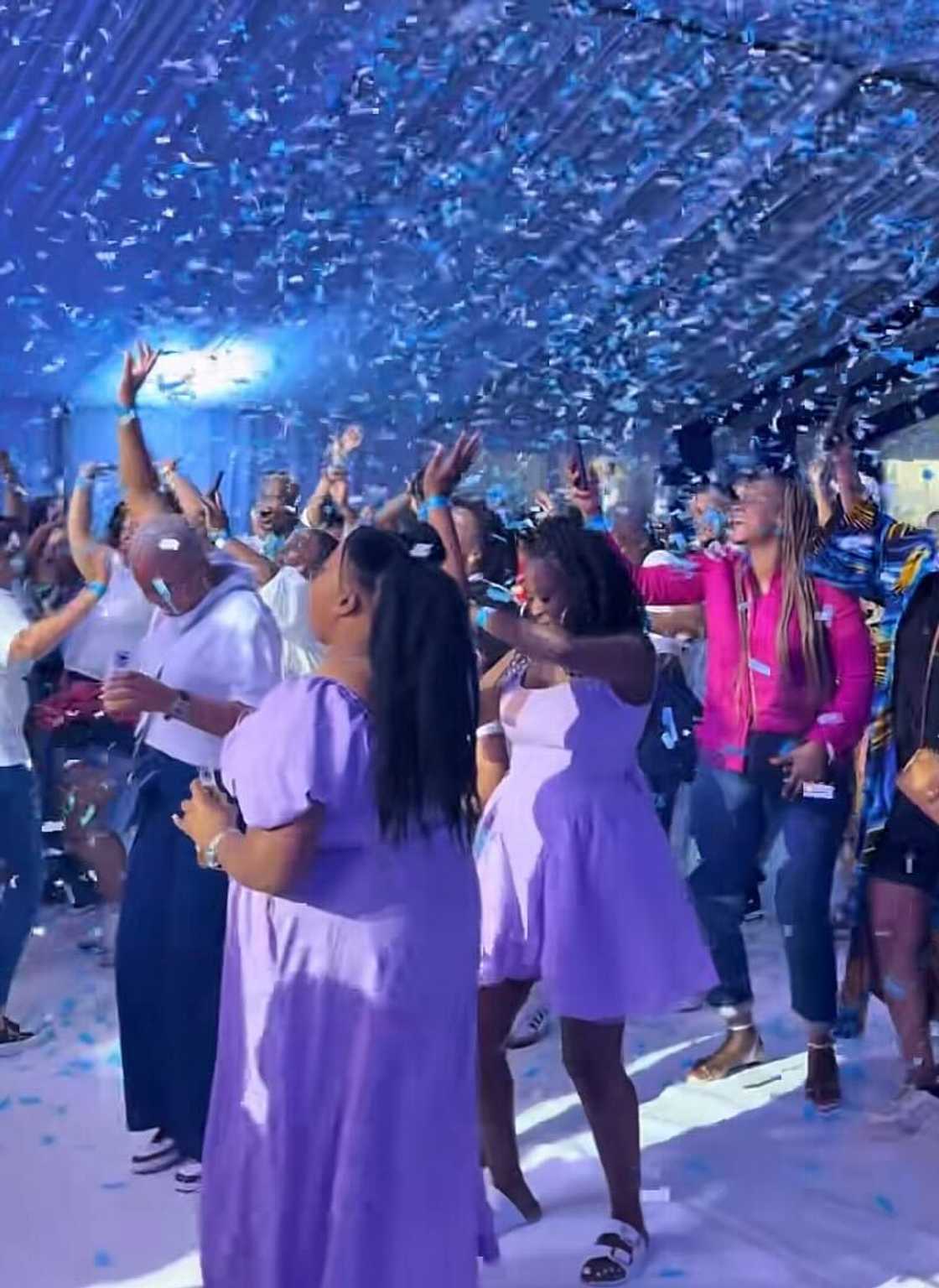 Standard Bank employees danced and partied hard at their end-of-year function.