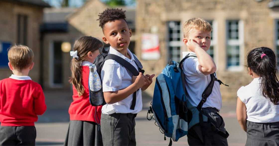 school children in uniform school children in uniform