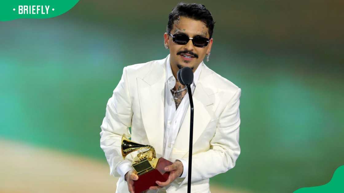 Christian Nodal at the 24th Annual Latin Grammy Awards in 2023 Christian Nodal at the 24th Annual Latin Grammy Awards in 2023