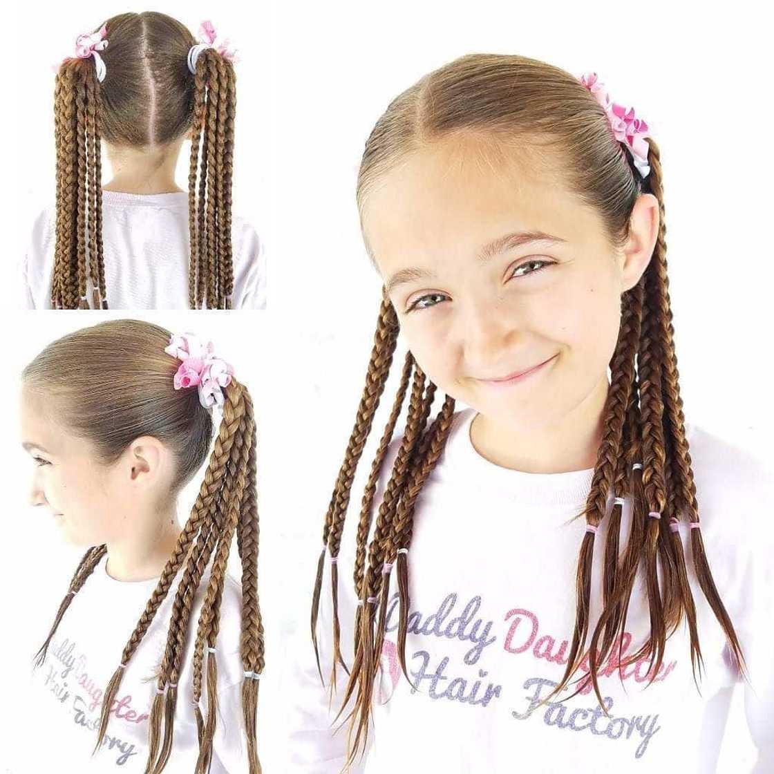 In pigtails In pigtails