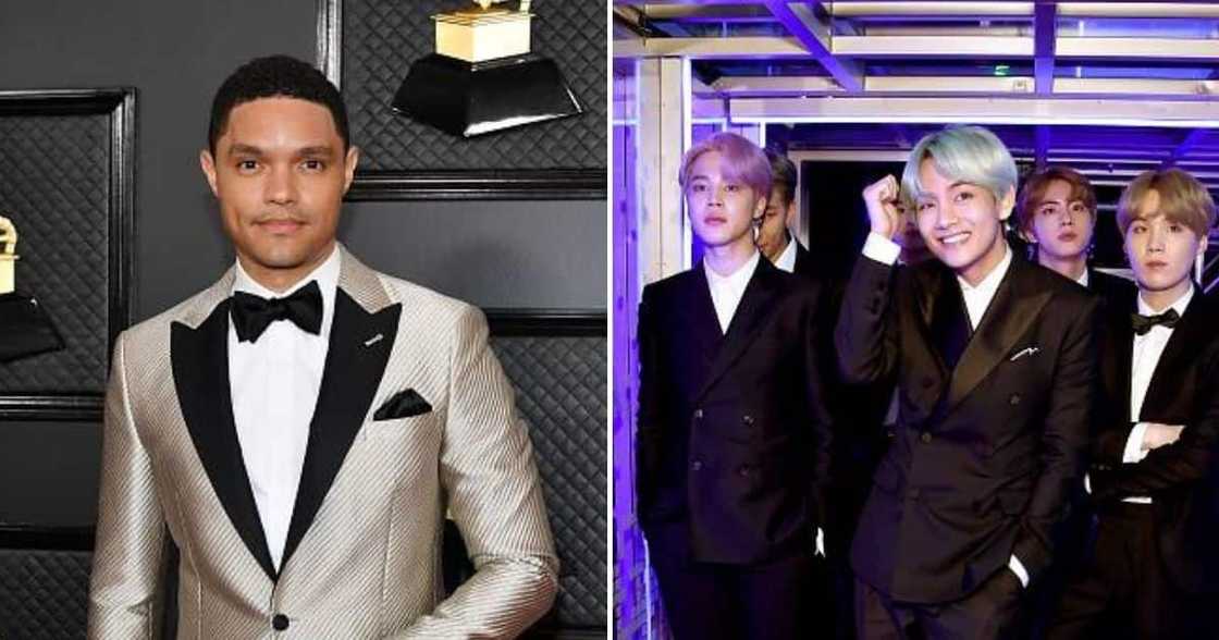 Trevor Noah, Grammy Awards, BTS Trevor Noah, Grammy Awards, BTS