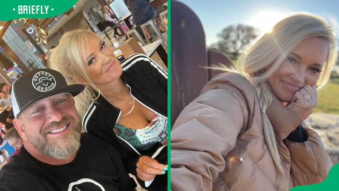 Brandon Hatmaker and his new wife, Tina