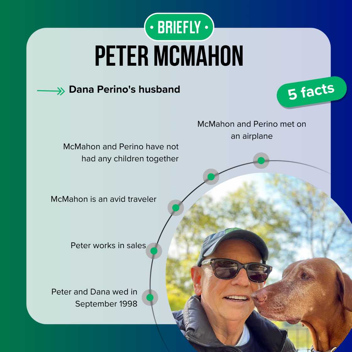 Peter McMahon's nationality is British American Peter McMahon's nationality is British American