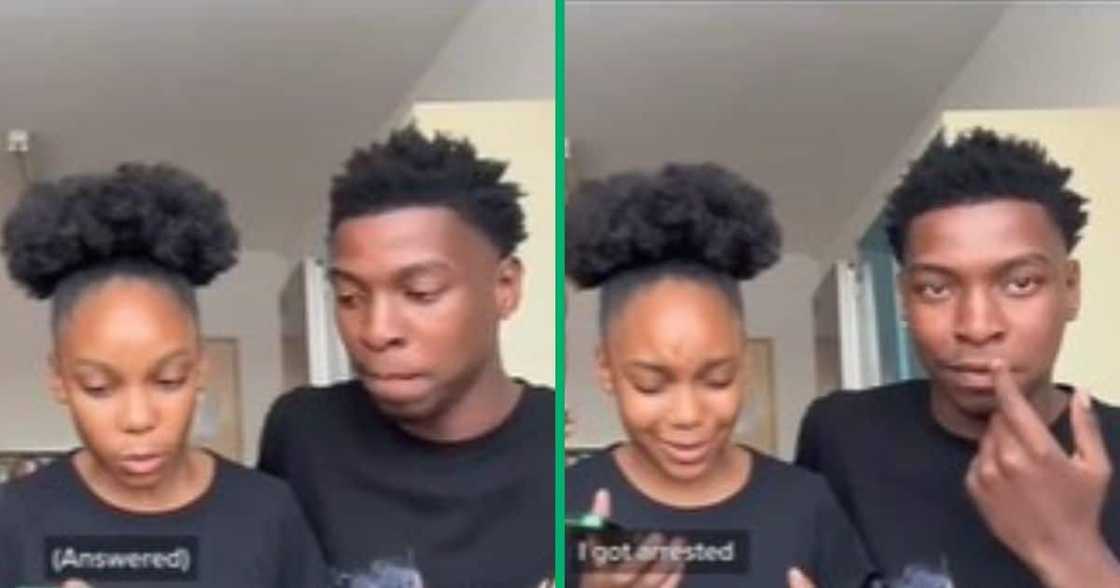 TikTok video of prank on mom