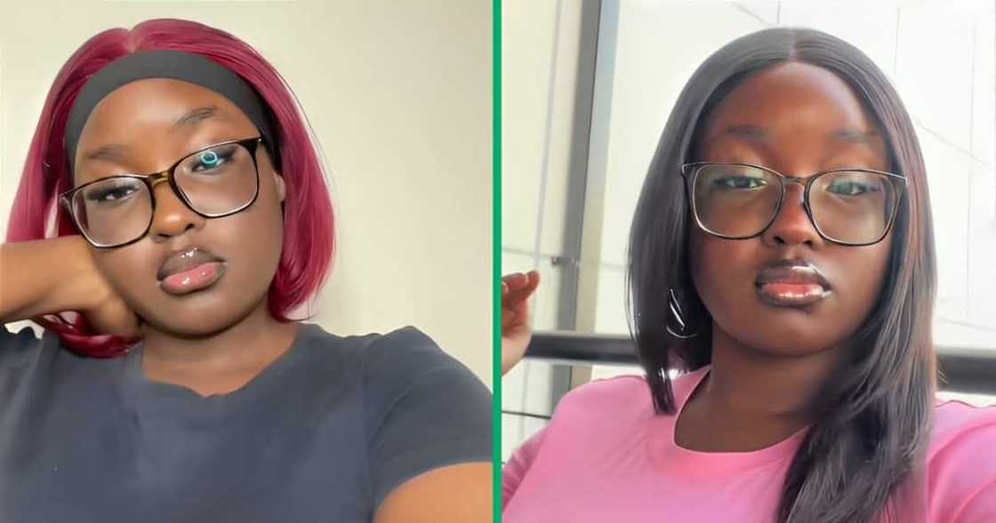 A TikTok video of a woman showcasing her Woolworths grocery haul. A TikTok video of a woman showcasing her Woolworths grocery haul.