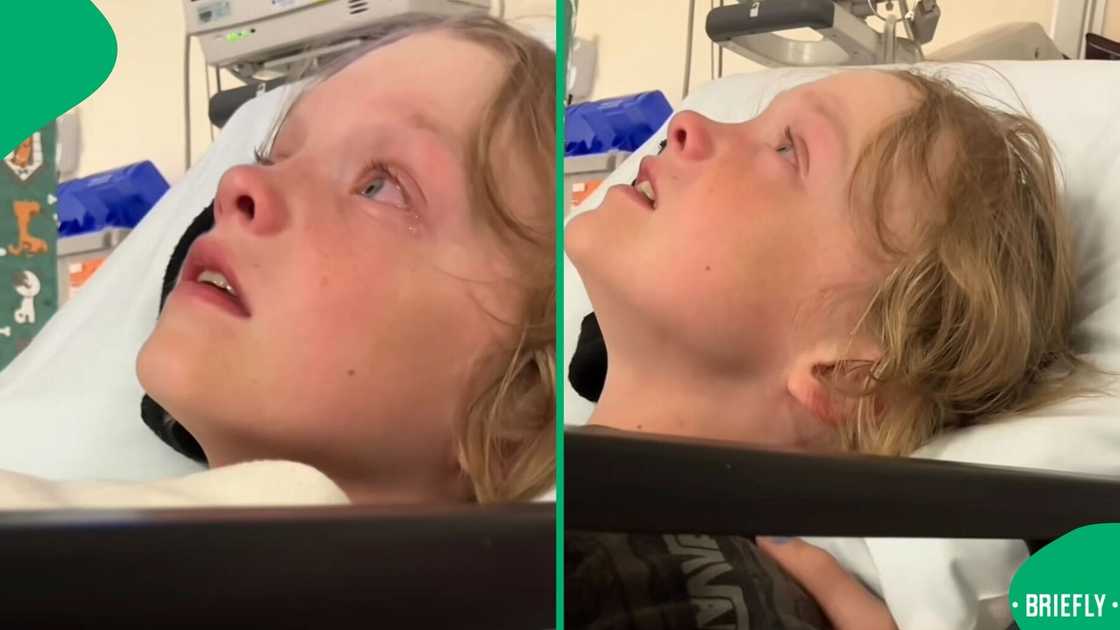 A boy's conversation with Jesus while coming off sedation went viral online. A boy's conversation with Jesus while coming off sedation went viral online.