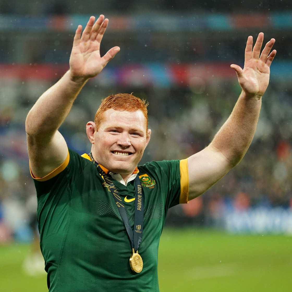 Two-time Rugby World Cup winner Steven Kitshoff retires due to a forced injury, marking the end of an illustrious career filled with dedication and triumph.