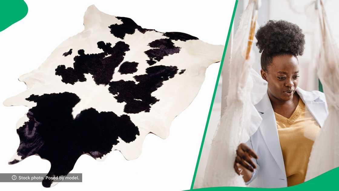 TikTok video shows woman's cowhide wedding dress TikTok video shows woman's cowhide wedding dress