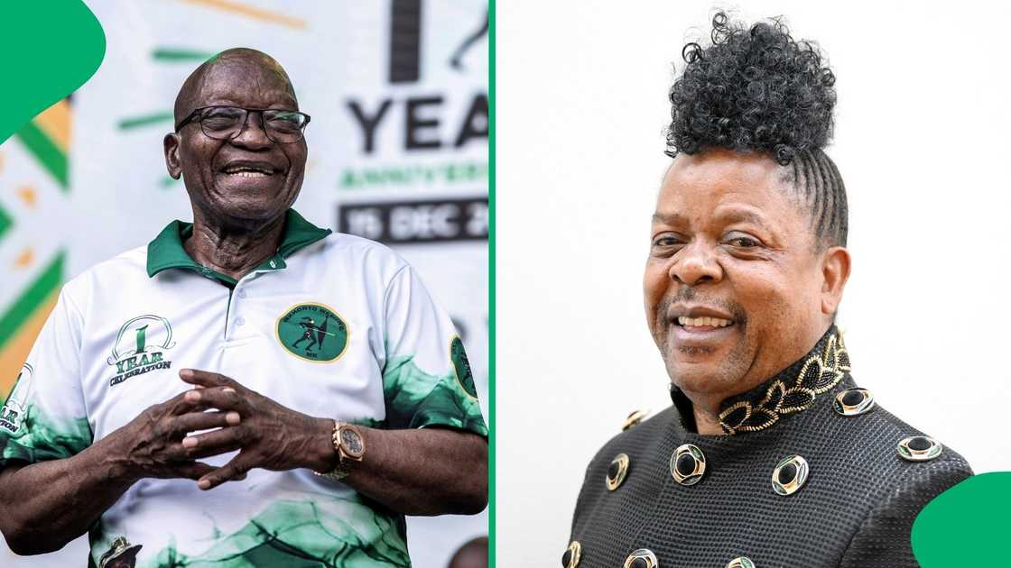 Papa Penny has shown his admiration for Jacob Zuma. Papa Penny has shown his admiration for Jacob Zuma.