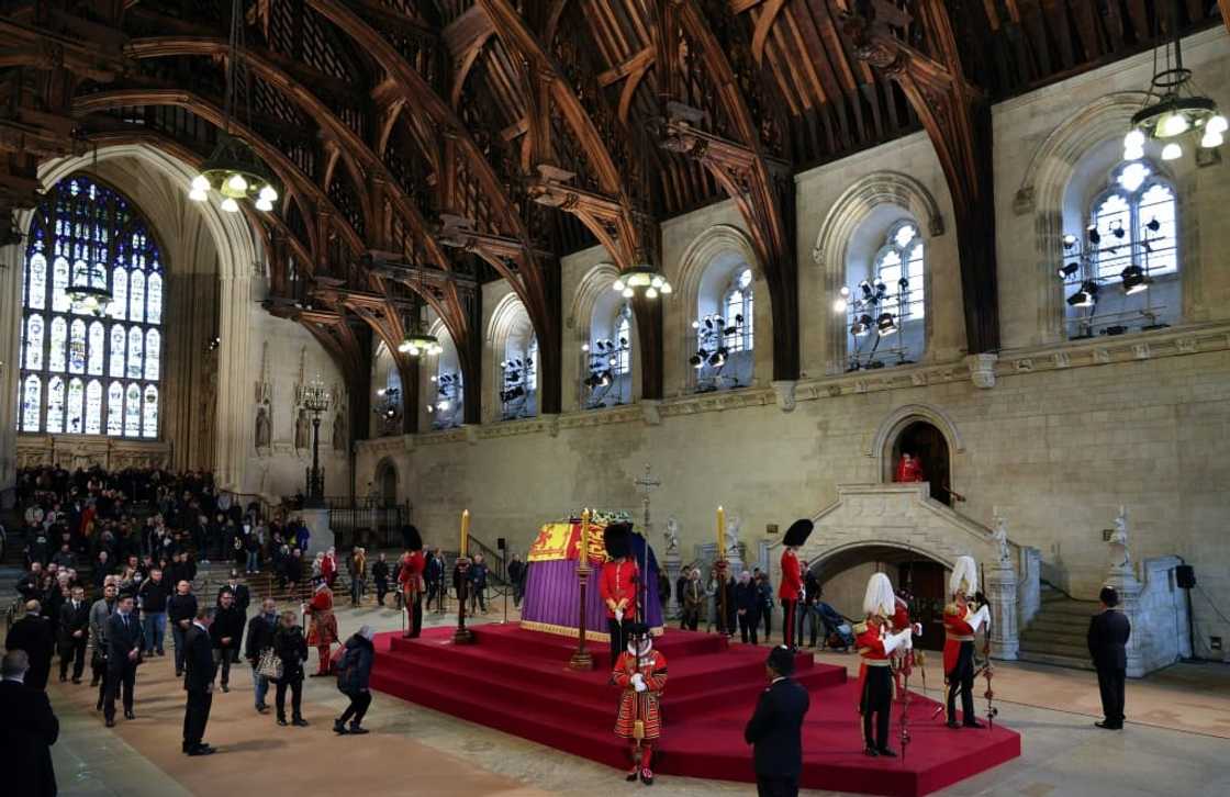 Mourners have until 6:30 am (0530 GMT) on Monday to see Queen Elizabeth's coffin before the lavish state funeral Mourners have until 6:30 am (0530 GMT) on Monday to see Queen Elizabeth's coffin before the lavish state funeral