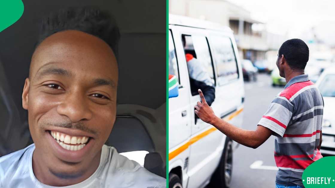 An American became a taxi gaatjie. An American became a taxi gaatjie.