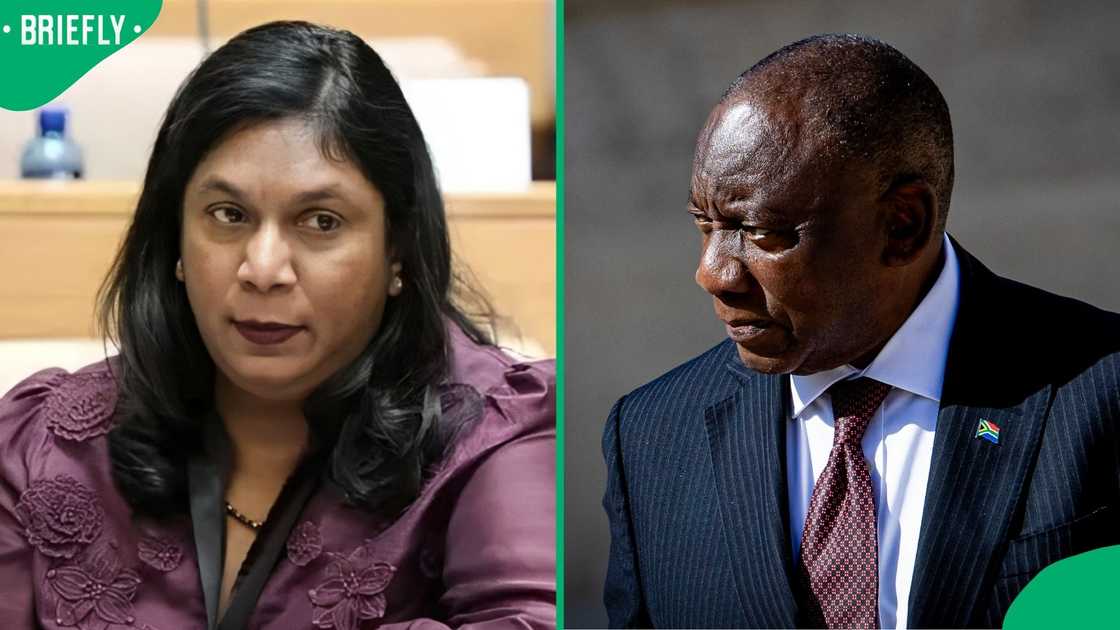 President Cyril Ramaphosa is scrutinising Andrea Johnson's absence from the Madlanga Commission