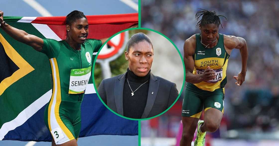 Pearl Thusi, Bonang Matheba, Dineo Ranaka celebrate Caster Semenya's victory Pearl Thusi, Bonang Matheba, Dineo Ranaka celebrate Caster Semenya's victory