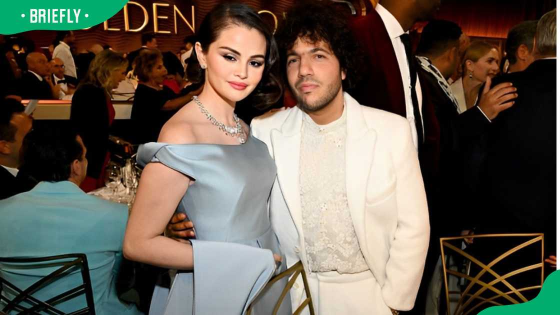 Selena Gomez and Benny Blanco during the 82nd Annual Golden Globes Selena Gomez and Benny Blanco during the 82nd Annual Golden Globes
