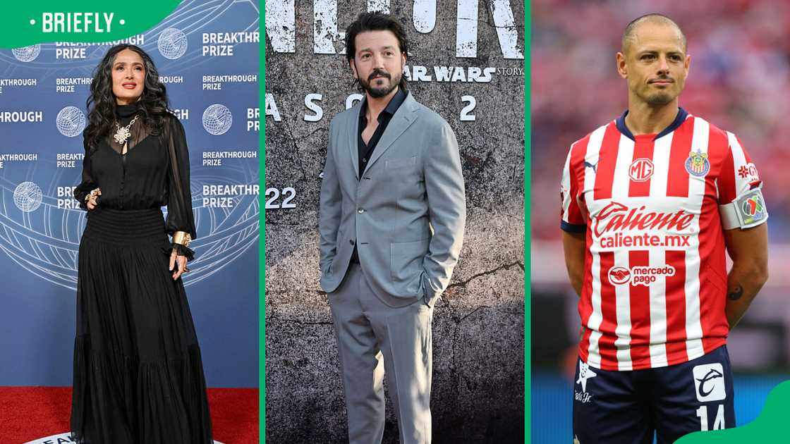 Salma Hayek (L), Diego Luna (C) and Javier Hernandez (R). Salma Hayek (L), Diego Luna (C) and Javier Hernandez (R).