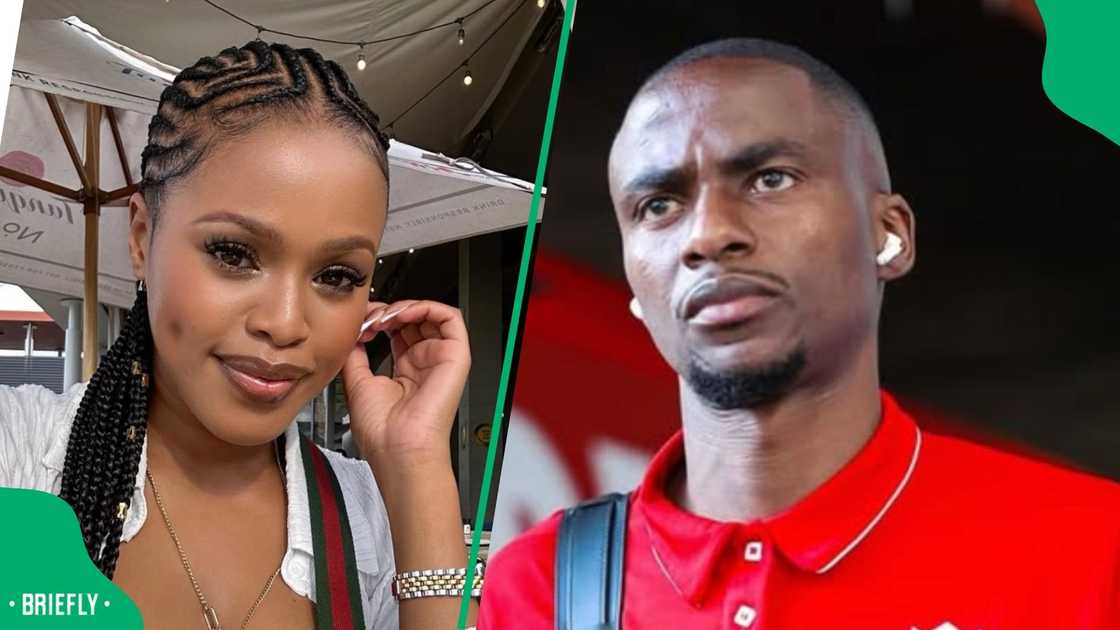 Natasha Thahane shared a video of her son playing soccer Natasha Thahane shared a video of her son playing soccer