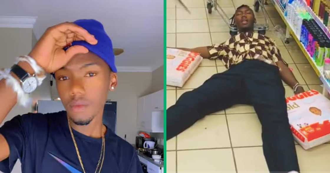 An artist fainted in the store after seeing how expensive nappies have become An artist fainted in the store after seeing how expensive nappies have become