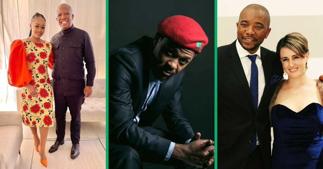 Julius Malema, Mantwa Matlala, Mbuyiseni Ndlozi, Mmusi Maimane and Natalie Maimane Julius Malema, Mantwa Matlala, Mbuyiseni Ndlozi, Mmusi Maimane and Natalie Maimane