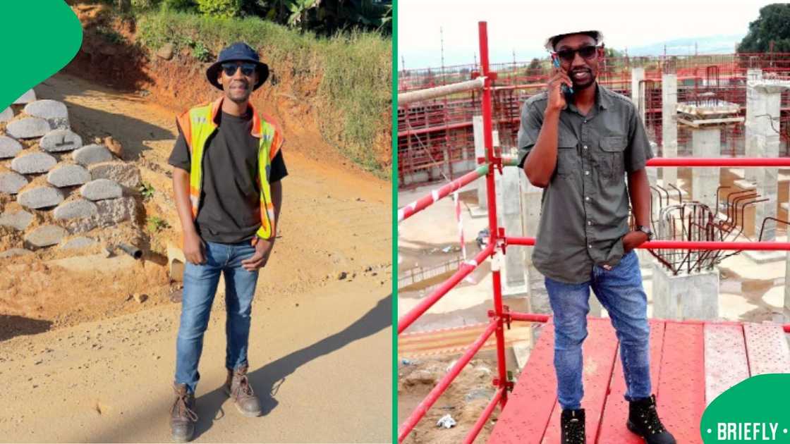 A civil engineer inspired many when he shared how he went from looking for a job on the streets to enjoying his current success