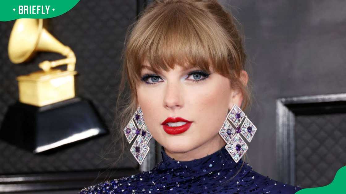 Actress Taylor Swift at the 65th Grammy Awards held at the Crytpo.com Arena in 2023