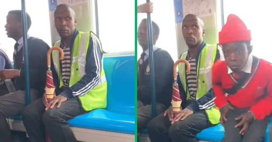 Man scared of high schoolers in TikTok video Man scared of high schoolers in TikTok video