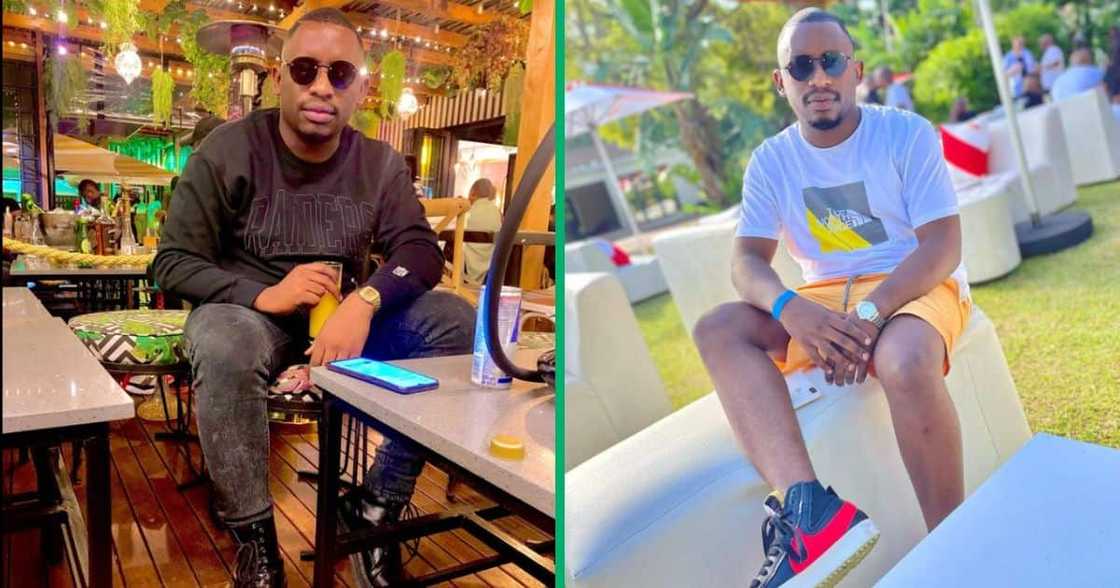 A man captured himself in a TikTok video eating snacks instead of booze at a club. A man captured himself in a TikTok video eating snacks instead of booze at a club.