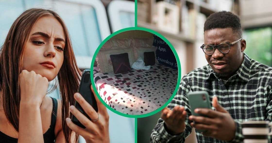 People react to someone's home. People react to someone's home.