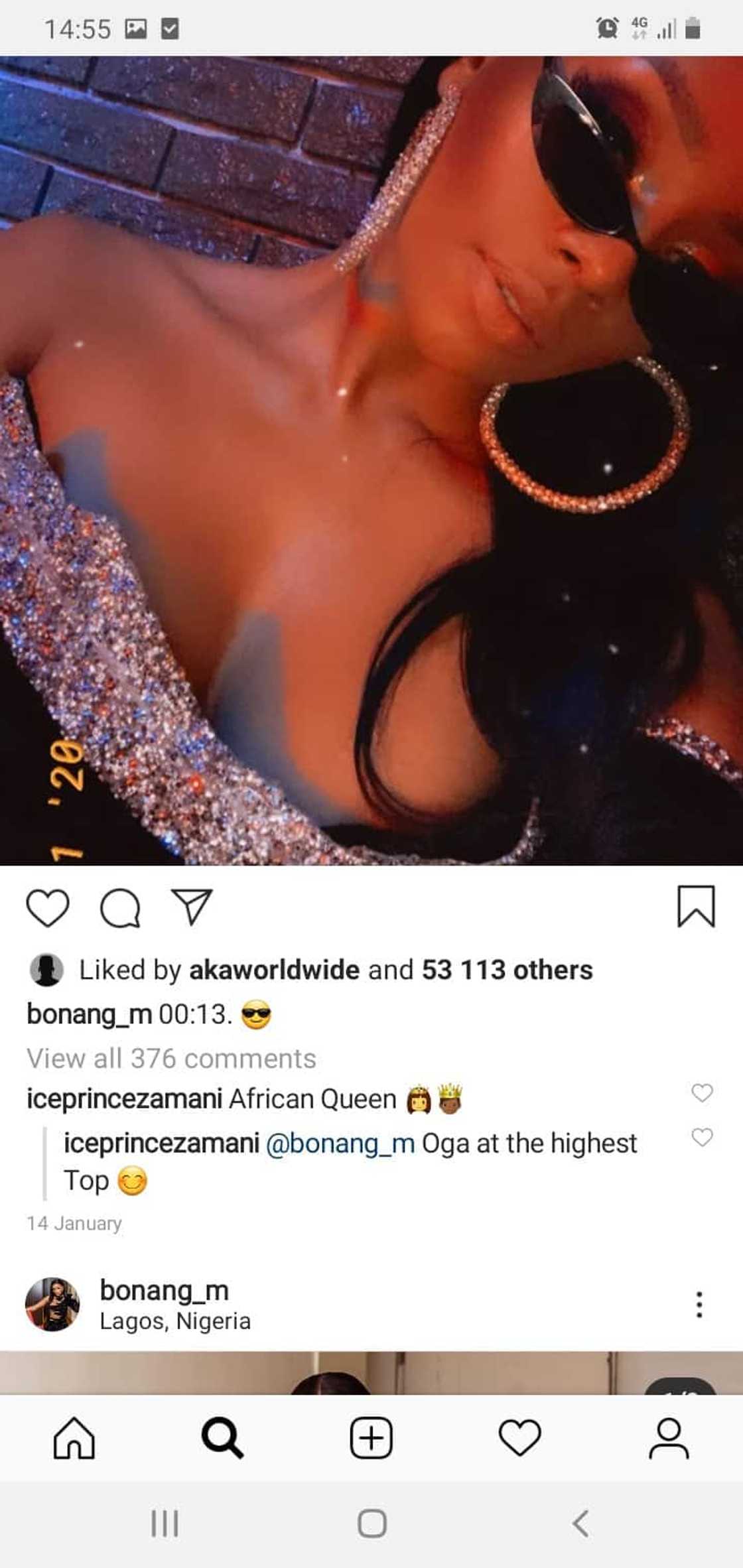 AKA starts liking Bonang's pics after announcing Zinhle break-up AKA starts liking Bonang's pics after announcing Zinhle break-up