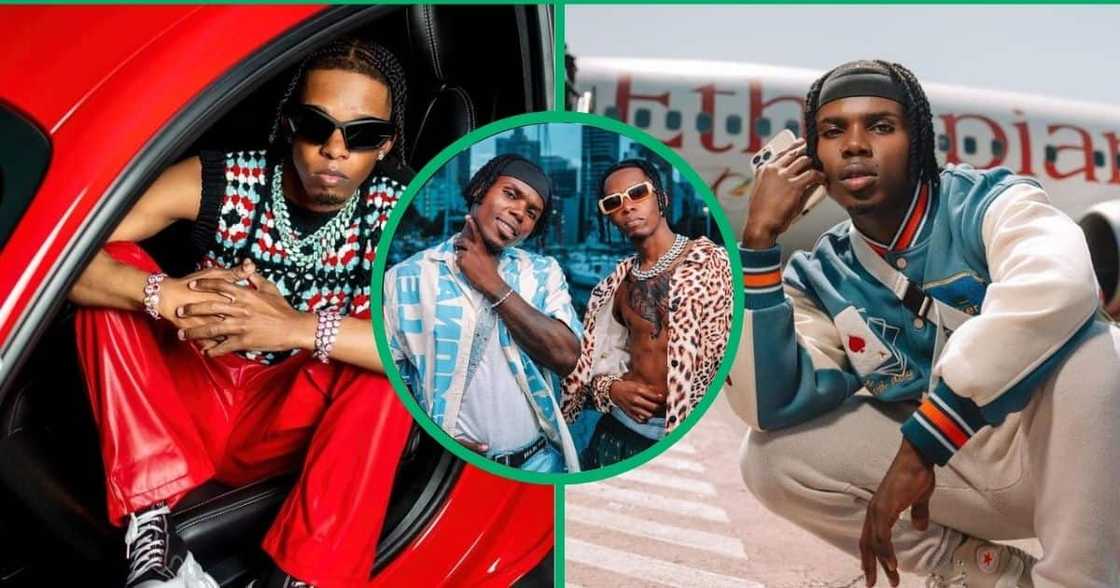 Blaq Diamond members Ndumiso Mdletshe and Sphelele Dunywa. Blaq Diamond members Ndumiso Mdletshe and Sphelele Dunywa.