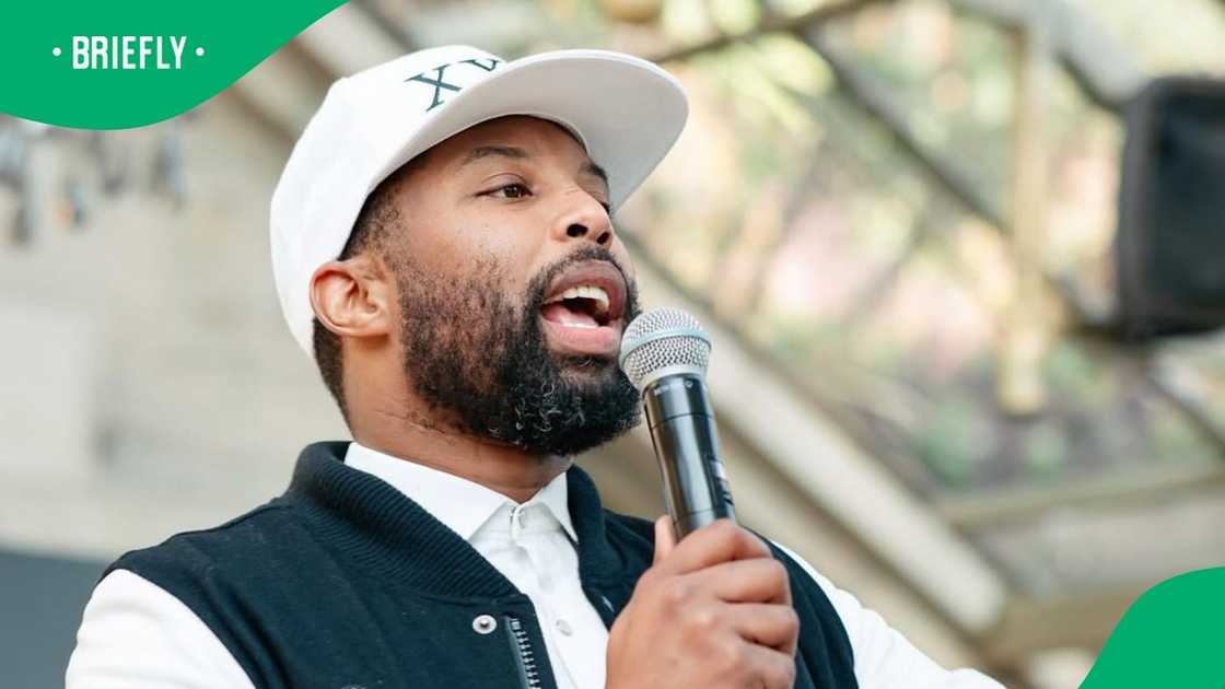 Sizwe Dhlomo shows off large herd of cattle