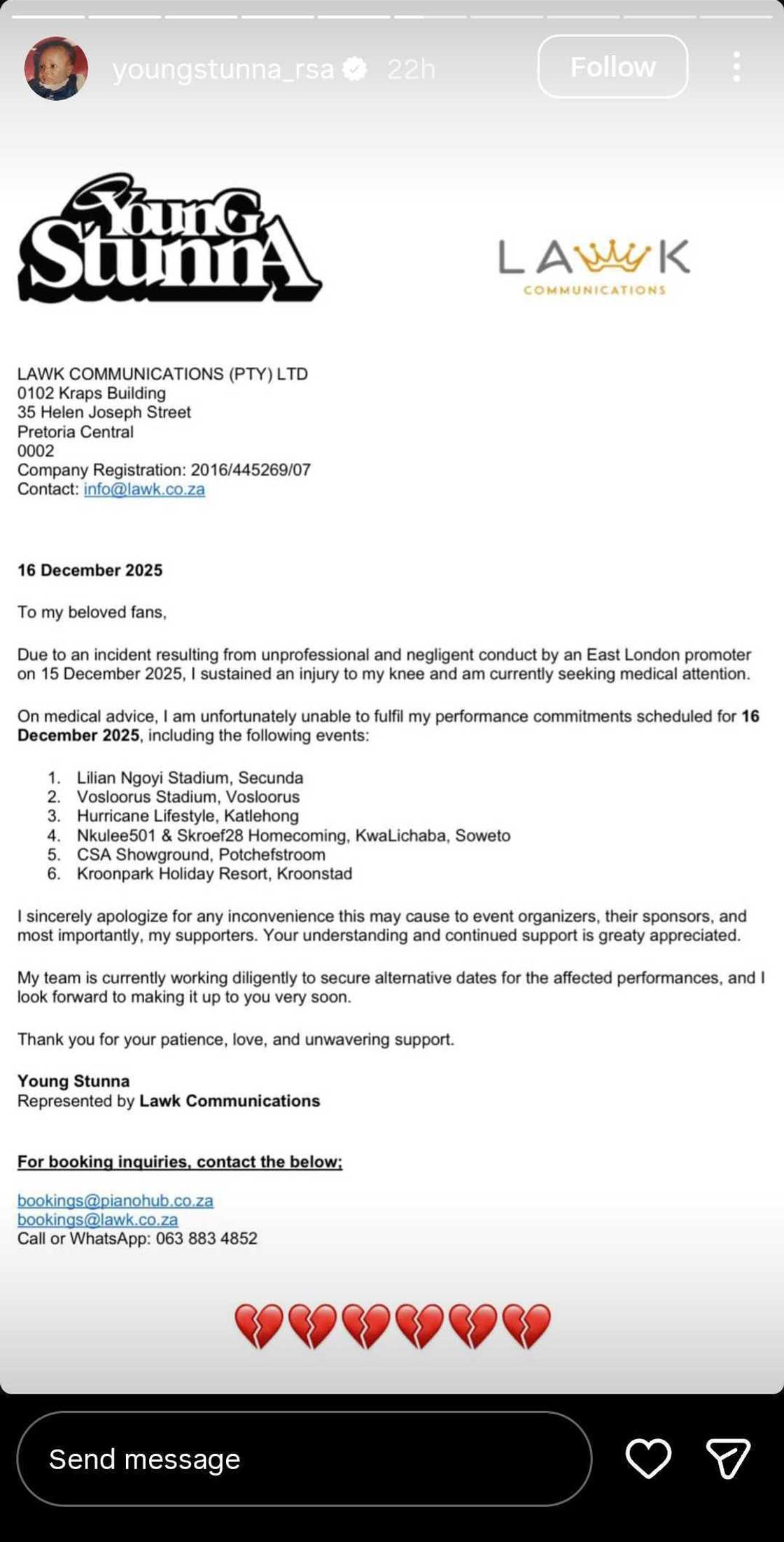 Young Stunna injured in East London Young Stunna injured in East London