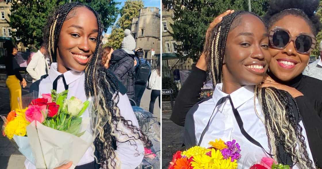 A mom is proud of her daughter's admission to Oxford University A mom is proud of her daughter's admission to Oxford University