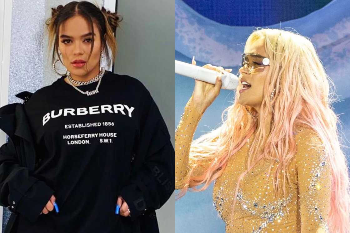 Karol G onstage Karol G onstage