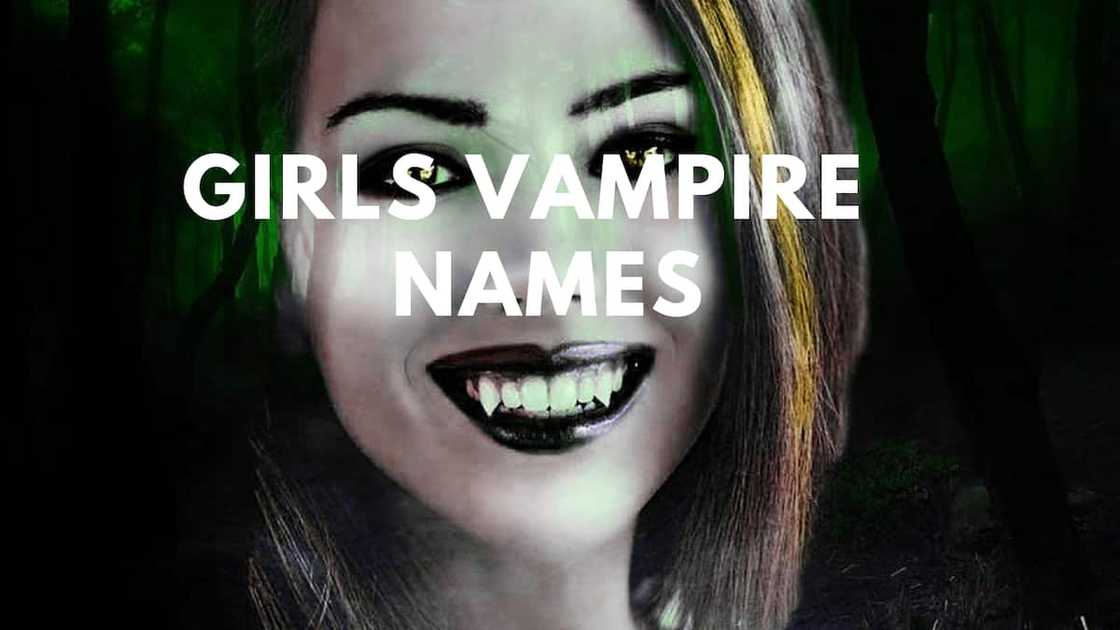 Vampire names and their meanings