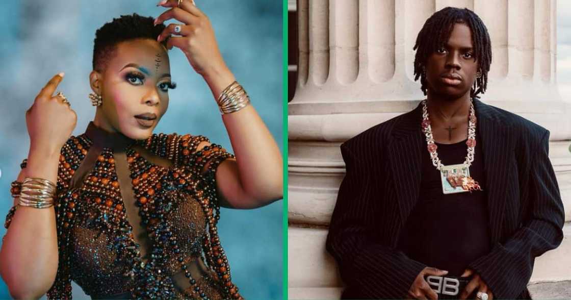 Nomcebo said she couldn't wait to create something special with Rema Nomcebo said she couldn't wait to create something special with Rema
