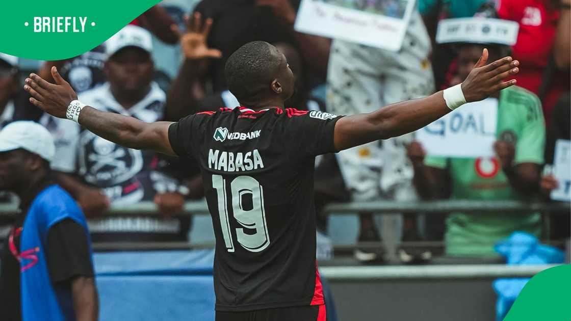 Tshegofatso Mabasa has scored two hattricks this season.