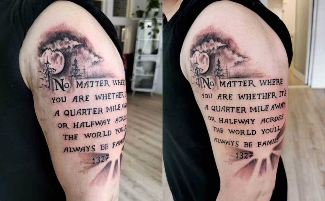 Day and night tattoo Day and night tattoo