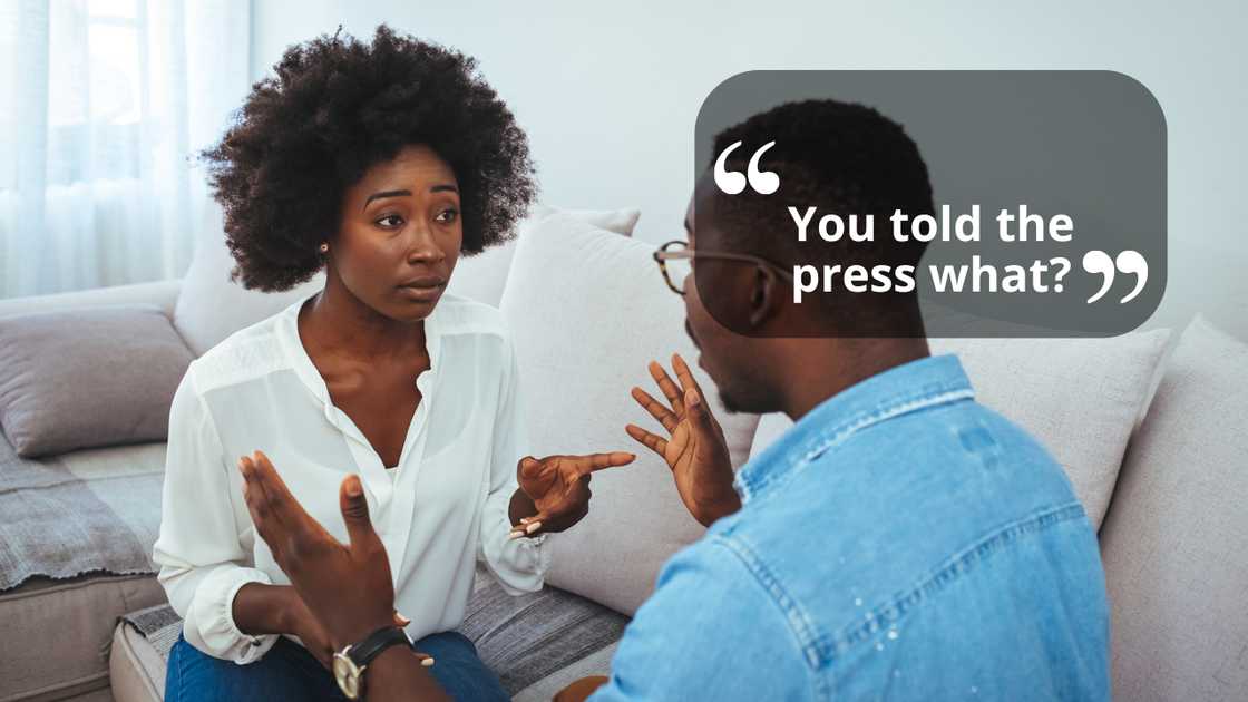 Arguing couple Arguing couple