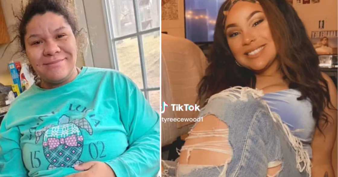The woman looked like a different person when pregnant The woman looked like a different person when pregnant