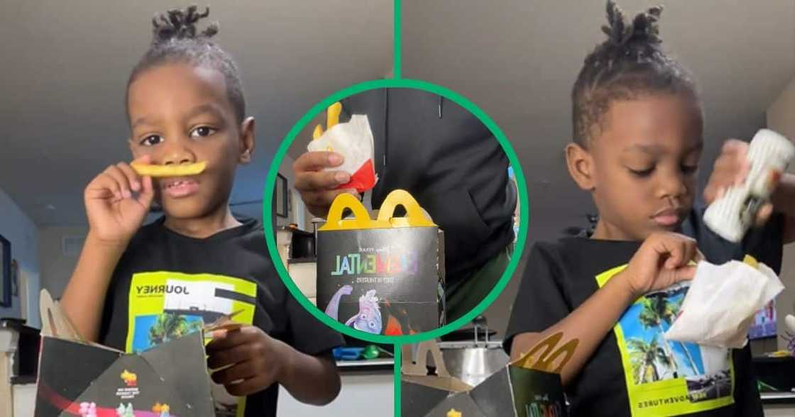 TikTok video shows child figurng out his McDonald's was fake TikTok video shows child figurng out his McDonald's was fake