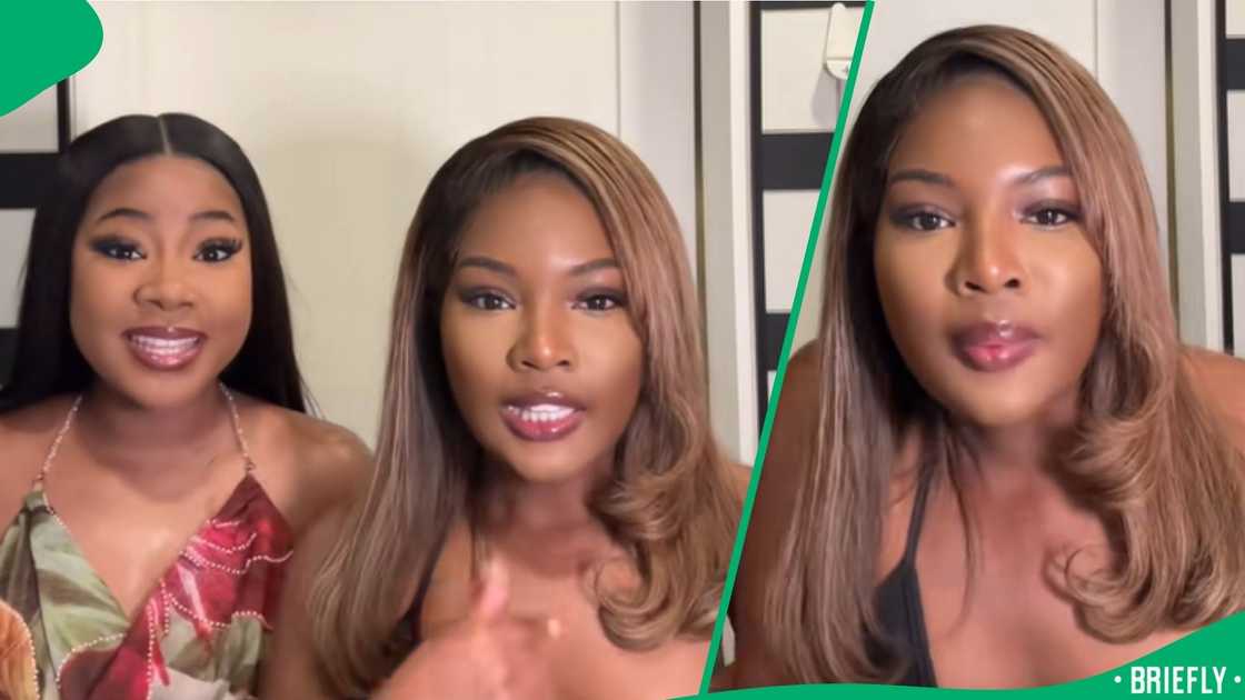 A woman and her friend.