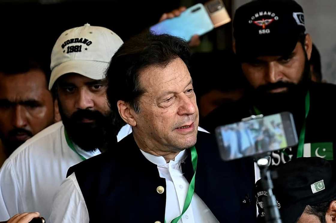 Pakistan's former prime minister Imran Khan (pictured after a court appearance in July 2023) has used AI to campaign from jail on social media Pakistan's former prime minister Imran Khan (pictured after a court appearance in July 2023) has used AI to campaign from jail on social media
