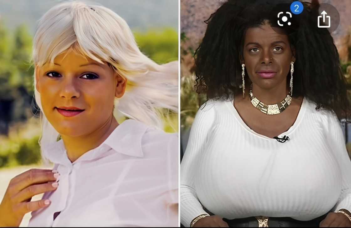 A white German model who identifies as Black spoke about her plans to move to Africa.